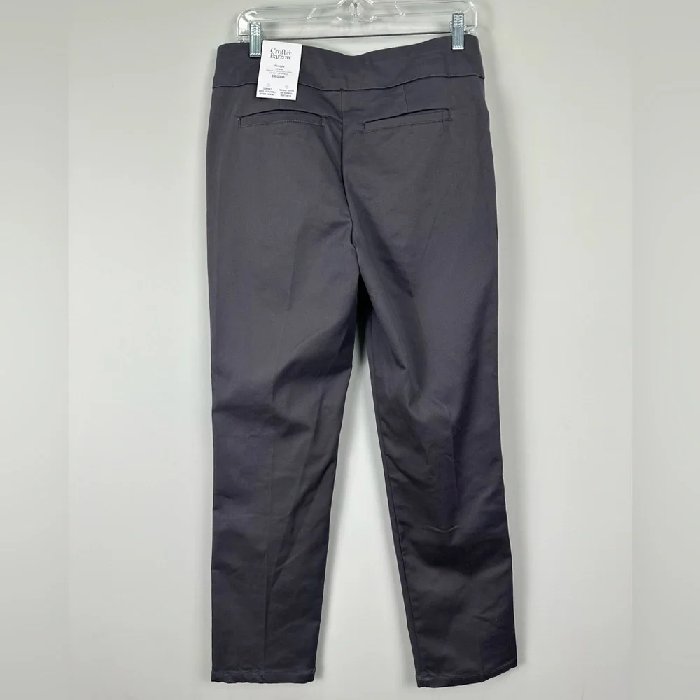 Croft & Barrow NWT Straight Leg The Effortless Stretch Pull On Pant Size 8 NEW